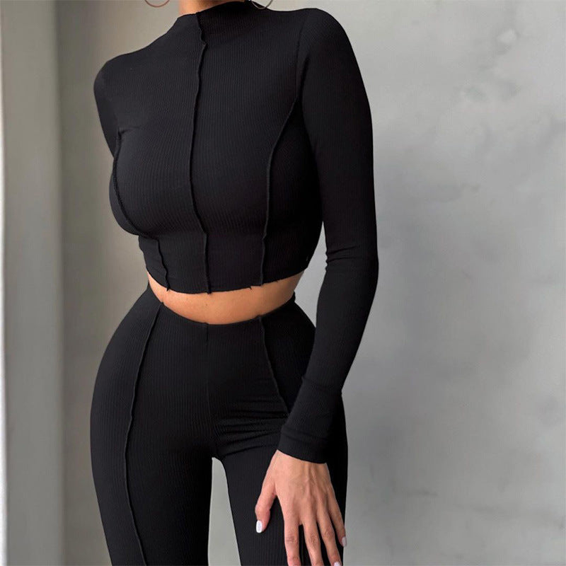 Reverse, Design Sense High Waist Slim Breathable Leisure Sports Suit