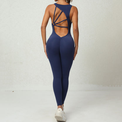 Beautiful by Design, Designer V-Neck Sleeveless Fitness Outfits/ Running Sportswear for Women