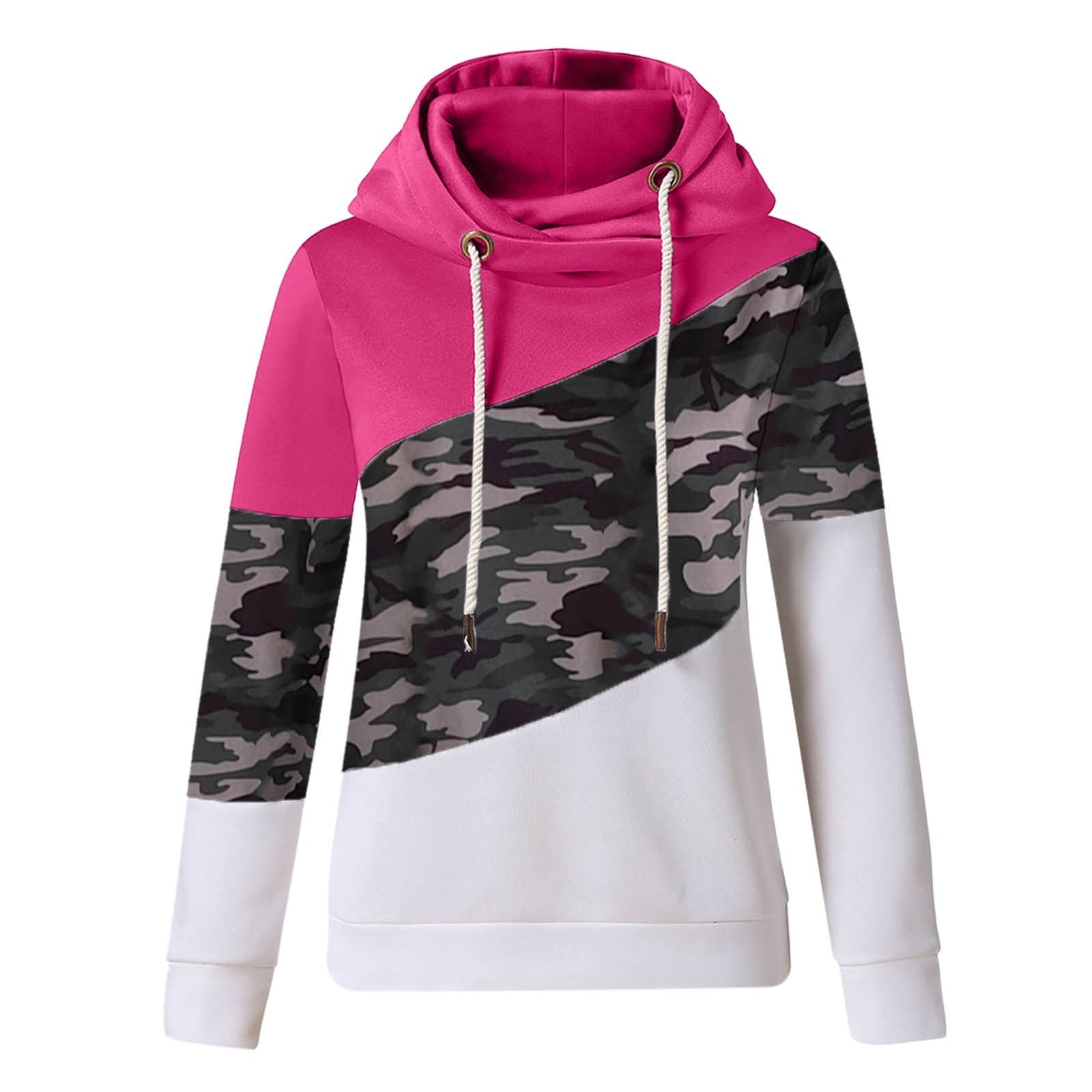 H.E.R., Women Camouflage Hoodie Sweatshirt