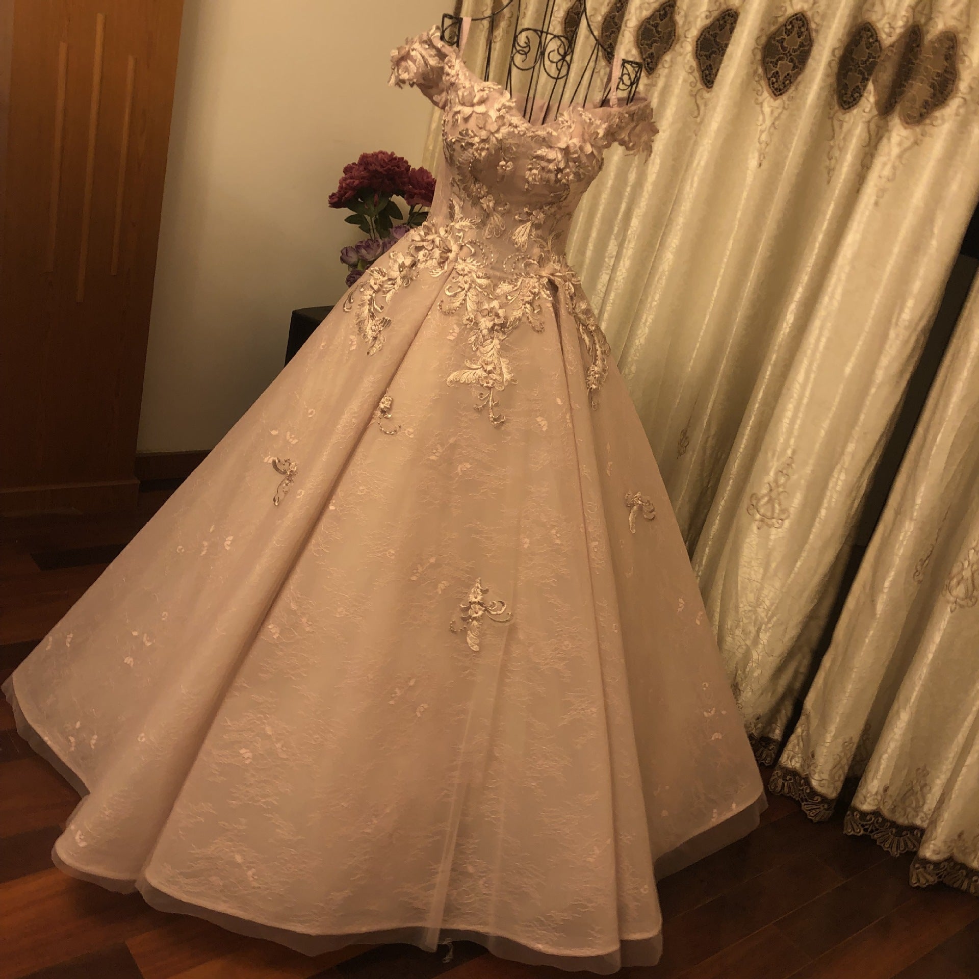 Ivannia, Luscious Blush Pink Wedding Dress/Formal Occasion Gown