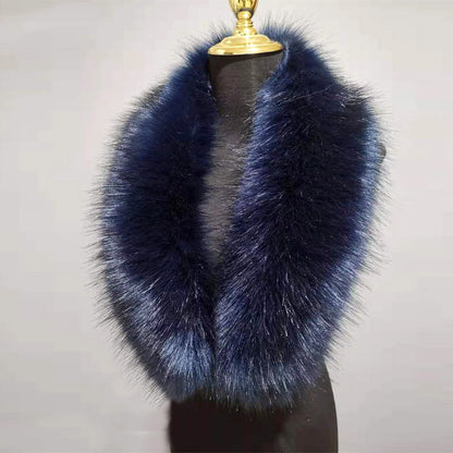 FOX, Plush Faux Fur Collar Scarf