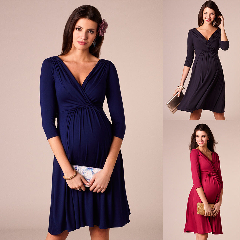 Ladies Dress, Pregnancy and Breastfeeding Dress