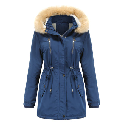 EXO, Winter Coat Detachable Hooded Feece Jacket for Women