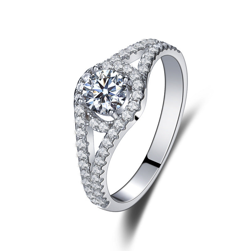 Sterling Silver 925 Moissanite Ring a SLB Exclusive