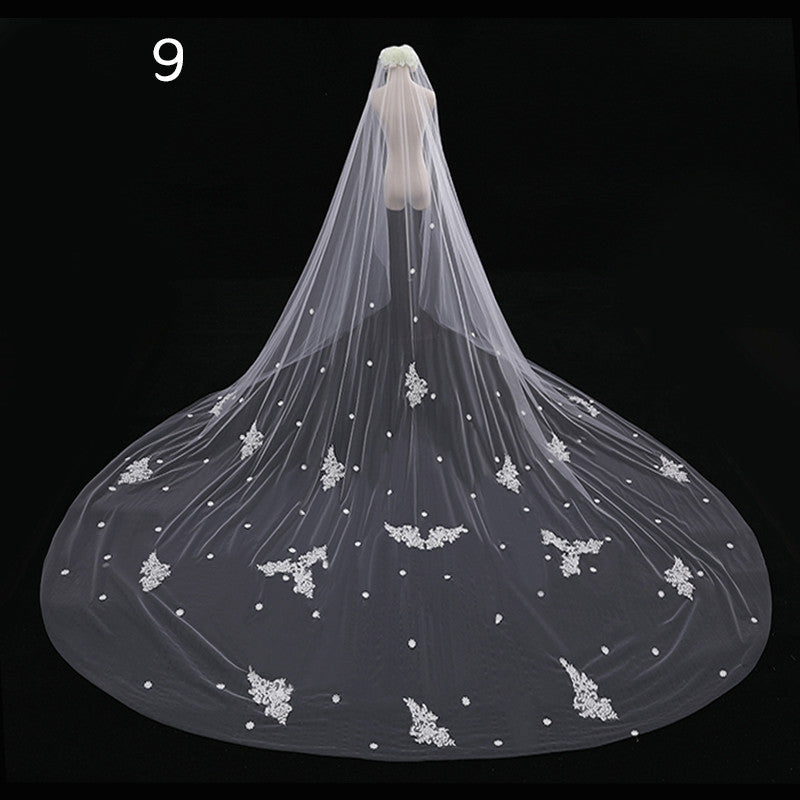 Veil Master,  Gorgeous Cathedral Length Wedding Veils in a Variety of Exquisite Designs