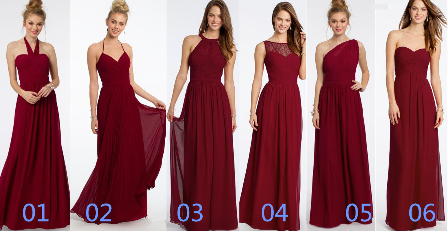 Maidens Choice, Lovely Multiple Bodice Styles to Accommodate Individual Style and Body Shape Bridesmaid Dresses