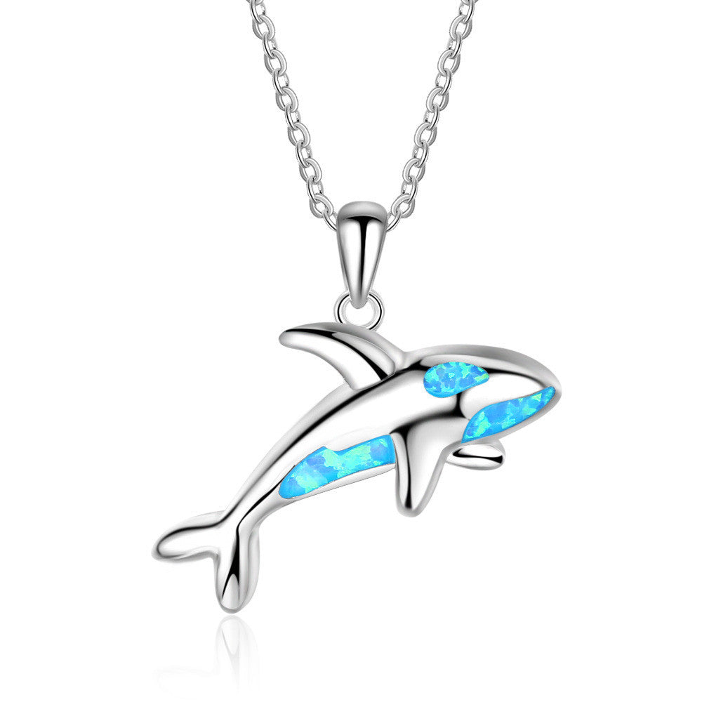 Dolphin Ocean, Sea Life New Silver Ornament