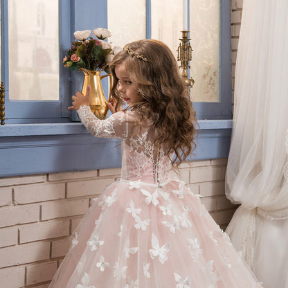 Little CUTIE, Butterfly Princess Dress for Flower Girl or Daughter&