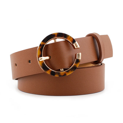 Wild Style, Classic Leopard Print Buckle Belt