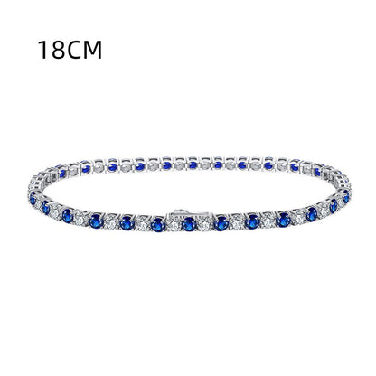 925 silver tennis bracelet