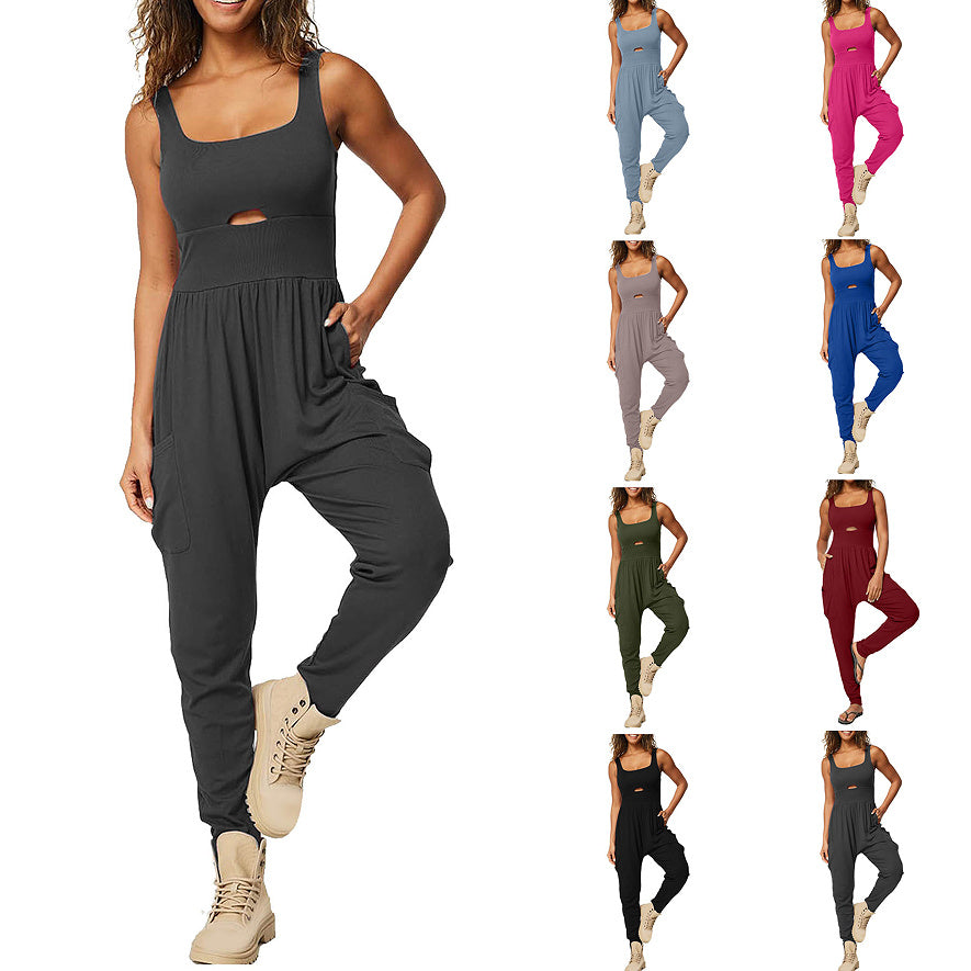 SLB Sport, Fashion Sports Outdoor Comfort Fitness One-piece Jumpsuit