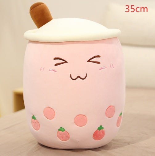 Boba, Cute Plush Stuffed Boba Tea Cup, Toy Bubble Tea Pillow Cushion Kids Gift