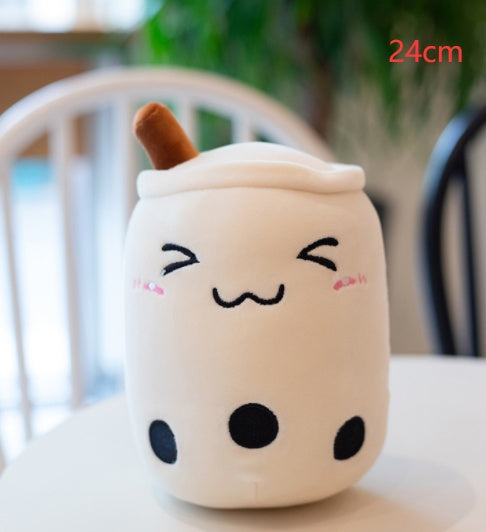 Boba, Cute Plush Stuffed Boba Tea Cup, Toy Bubble Tea Pillow Cushion Kids Gift