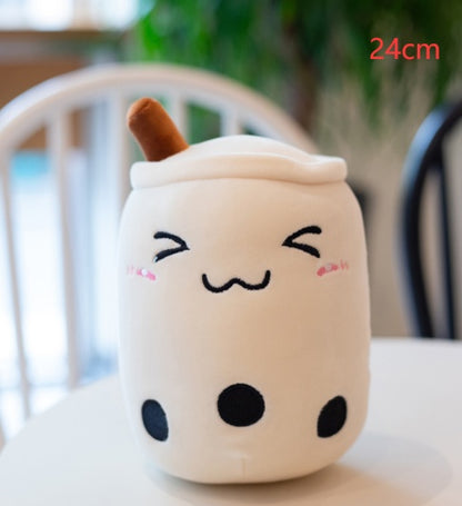 Boba, Cute Plush Stuffed Boba Tea Cup, Toy Bubble Tea Pillow Cushion Kids Gift