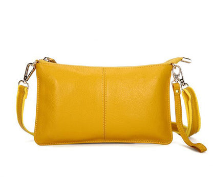 Grab and Go, Lady Cowhide Clutch in Fashion Colors, Perfect for Dinner or Leisure   Outing