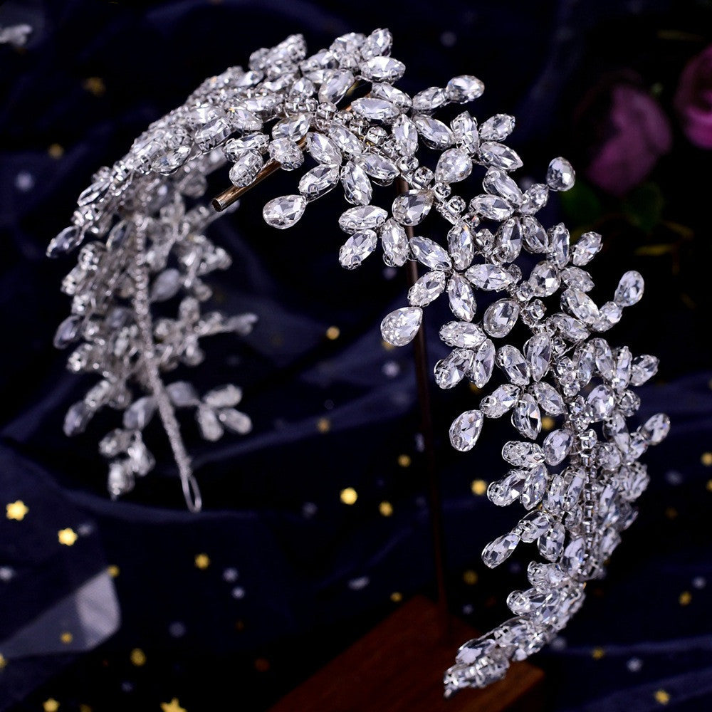 Gorgeous Wedding Rhinestone Luxurious Flexible Bridal Headbands, Hair Accessories