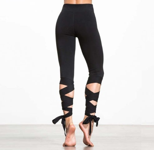 Sports Tight Leggings For Women Fitness Pants, Ballet Bandage Dance Leggings for Women