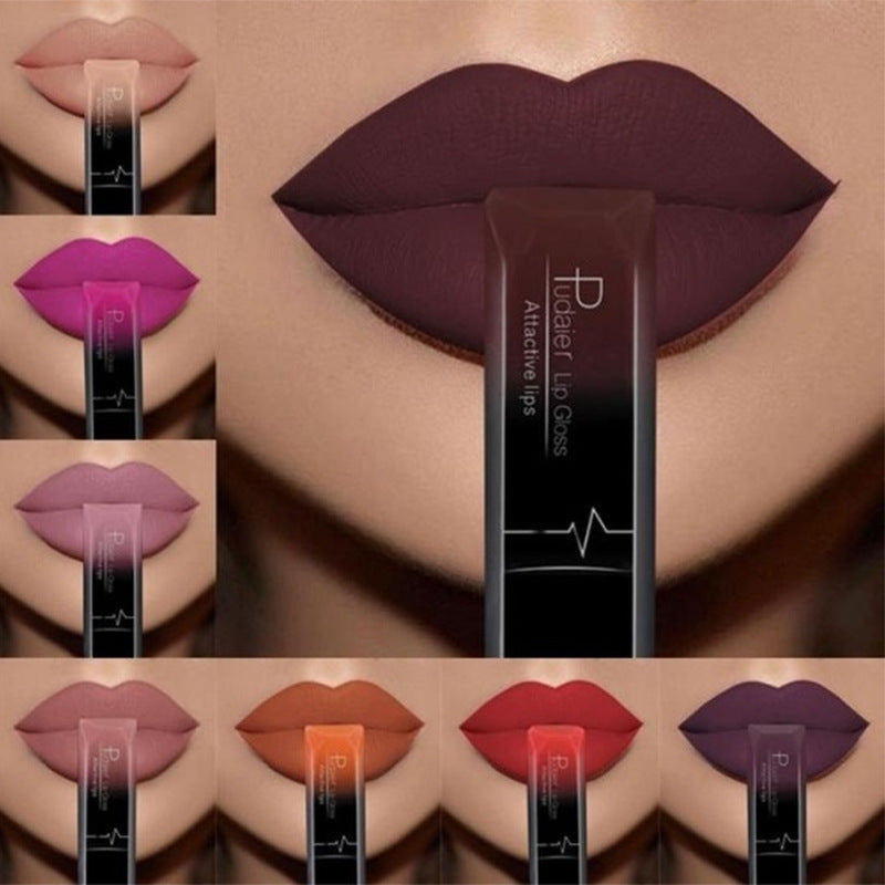 Pudaier Makeup, Matte Liquid Lipstick Colour Perfection