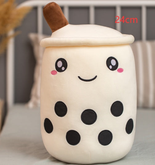 Boba, Cute Plush Stuffed Boba Tea Cup, Toy Bubble Tea Pillow Cushion Kids Gift