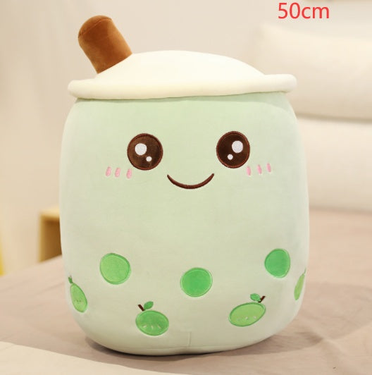 Boba, Cute Plush Stuffed Boba Tea Cup, Toy Bubble Tea Pillow Cushion Kids Gift