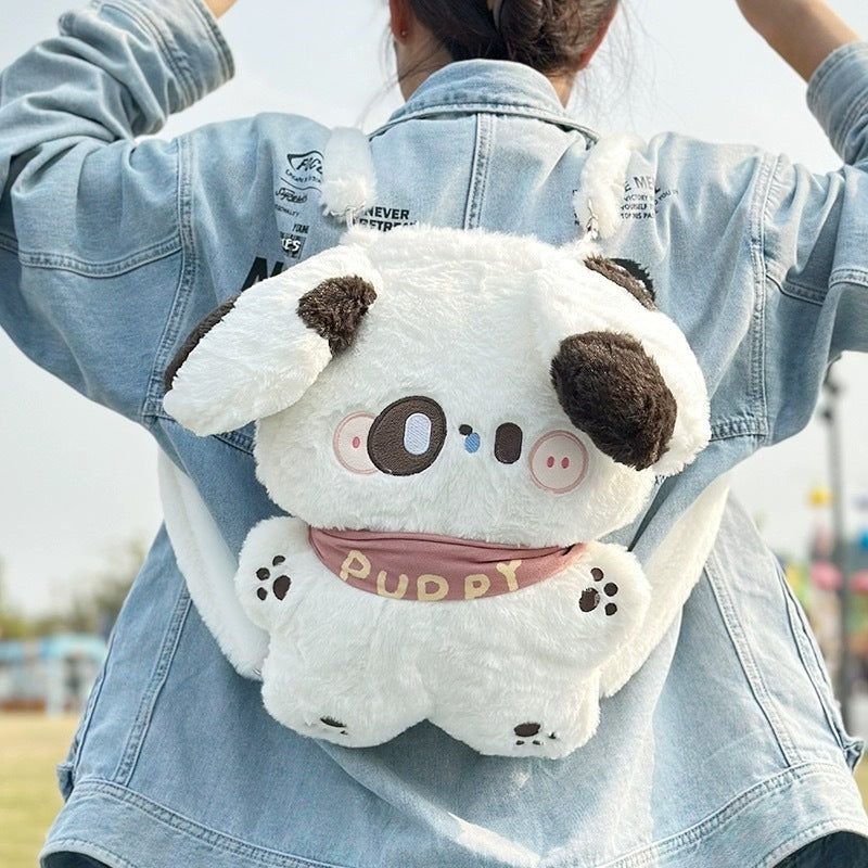 Pastoral Pet, Soft And Adorable Pastoral Puppy Backpack Cartoon Bag Doll, Japanese Children Plush