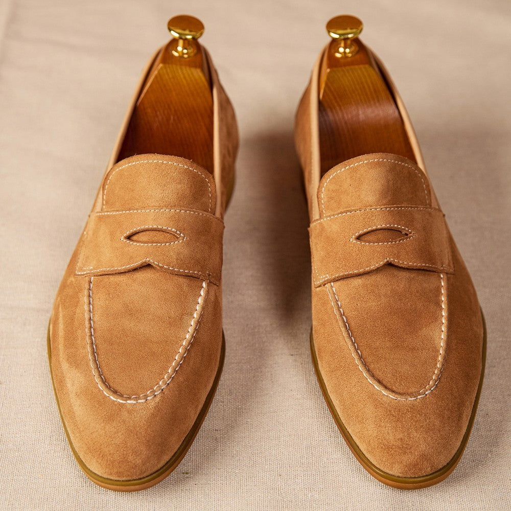 Butter, Slip-on Brown Suede Leather Shoes