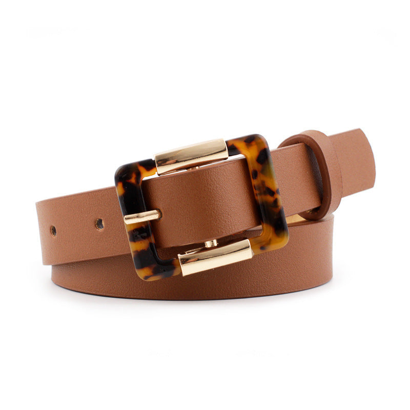 Wild Style, Classic Leopard Print Buckle Belt