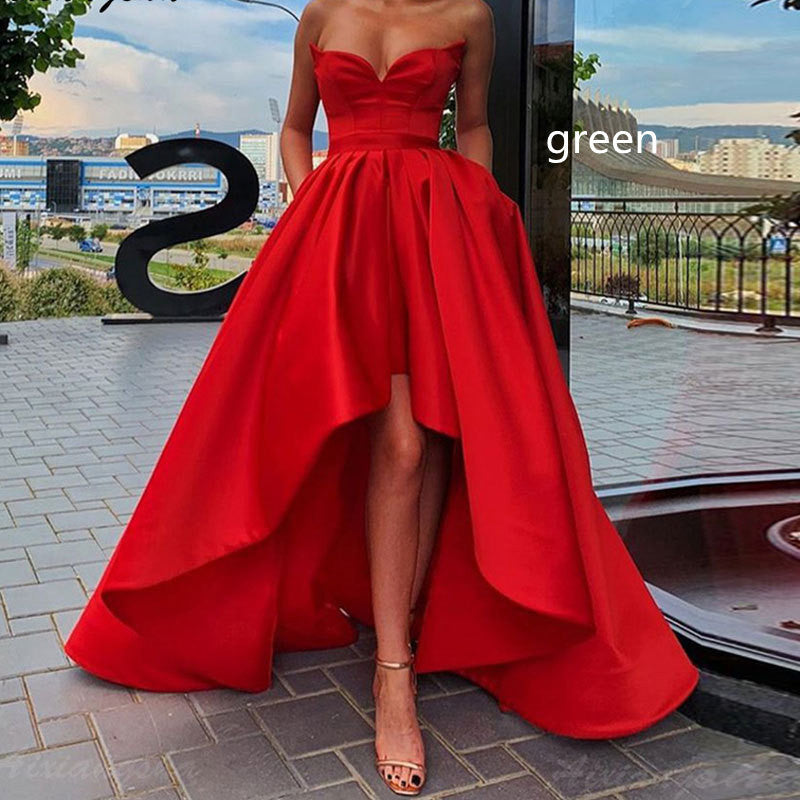 Scarlett, Lovely Ladies Evening Dress With Strapless Sexy Sweet Heart Neck Line