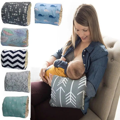 Adjustable Baby Cotton Nursing Arm Pillow Breastfeeding Washable Baby Infant Breastfeeding Arm Pad