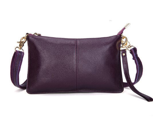 Grab and Go, Lady Cowhide Clutch in Fashion Colors, Perfect for Dinner or Leisure   Outing