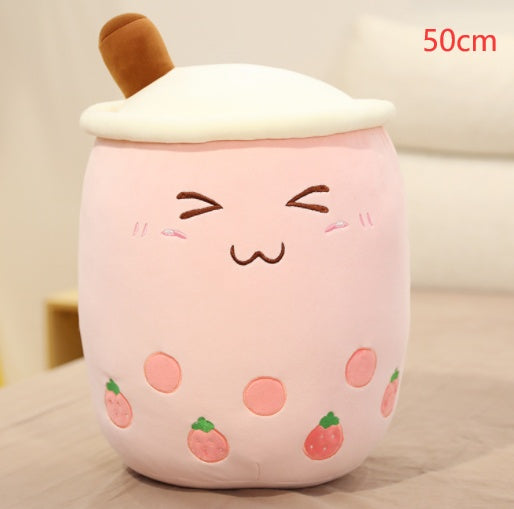 Boba, Cute Plush Stuffed Boba Tea Cup, Toy Bubble Tea Pillow Cushion Kids Gift