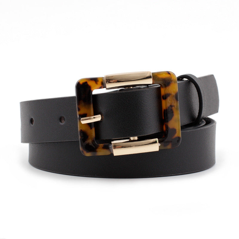 Wild Style, Classic Leopard Print Buckle Belt