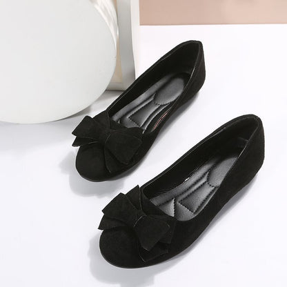 Cozies, Fashion Bow knot Flat Shoes, Casual Round Toe Loafers