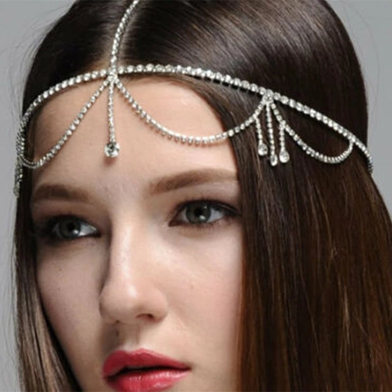 Renaissance, Bridal Headdress Jewelry, Rhinestone Hair Accessories