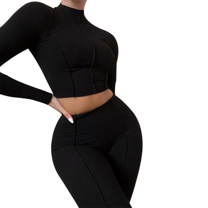 Reverse, Design Sense High Waist Slim Breathable Leisure Sports Suit