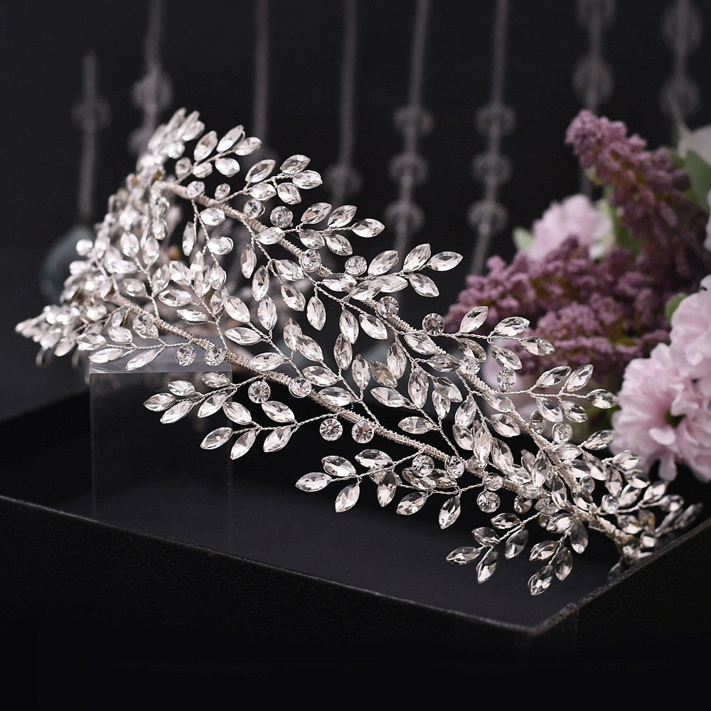 Gorgeous Wedding Rhinestone Luxurious Flexible Bridal Headbands, Hair Accessories