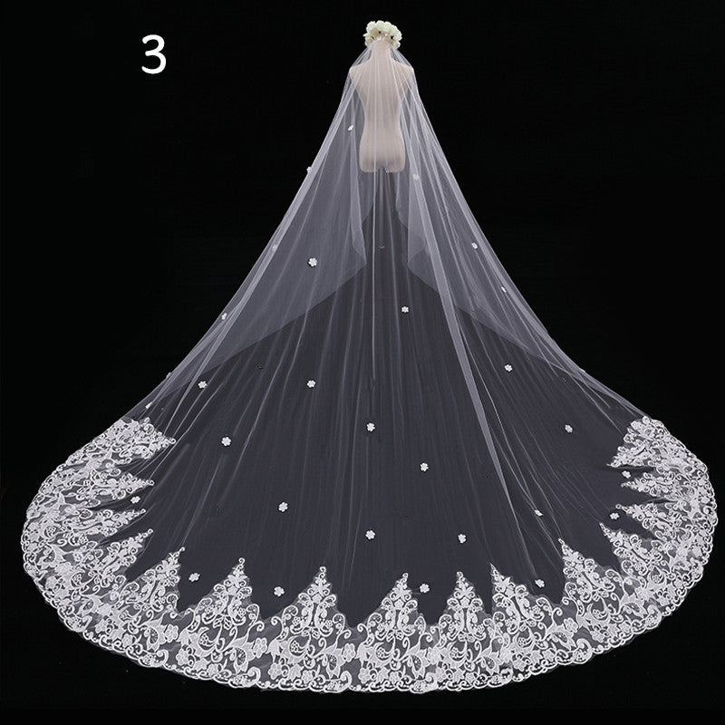 Veil Master,  Gorgeous Cathedral Length Wedding Veils in a Variety of Exquisite Designs