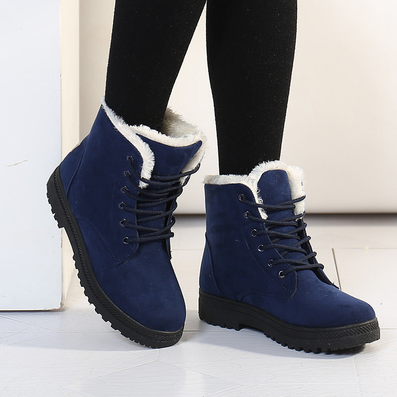 Clarise, Winter Snow Boots, Warm Plush Ankle Boots For Women