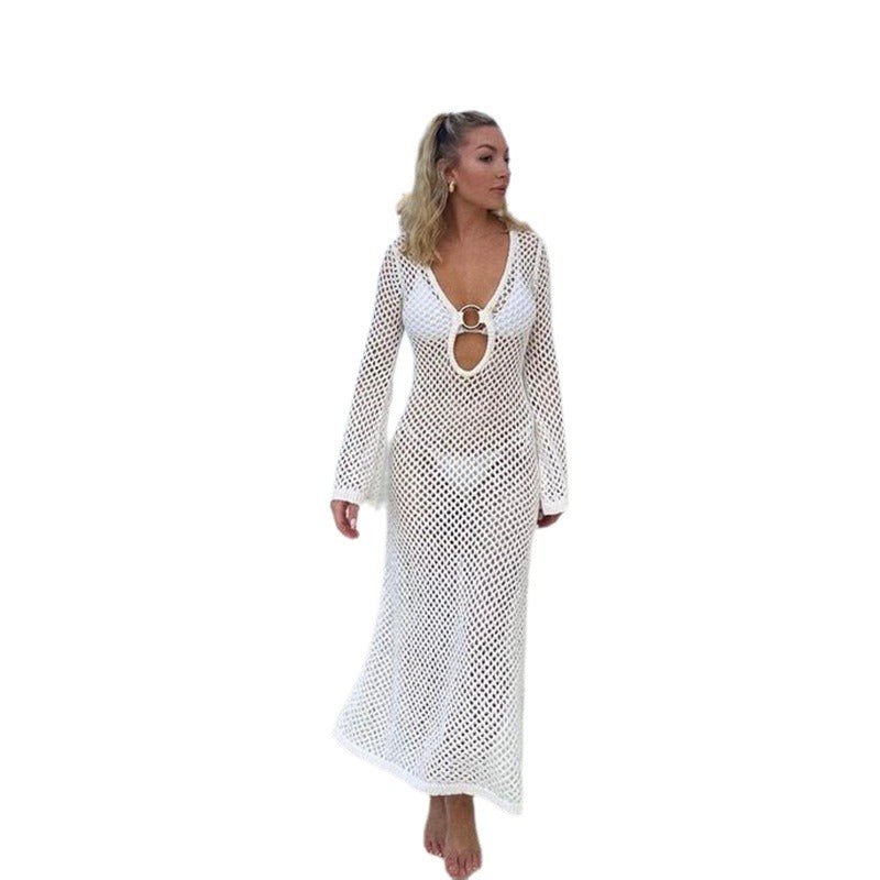 Beach Star, Knitted See Through Sheer Beach Cover Up