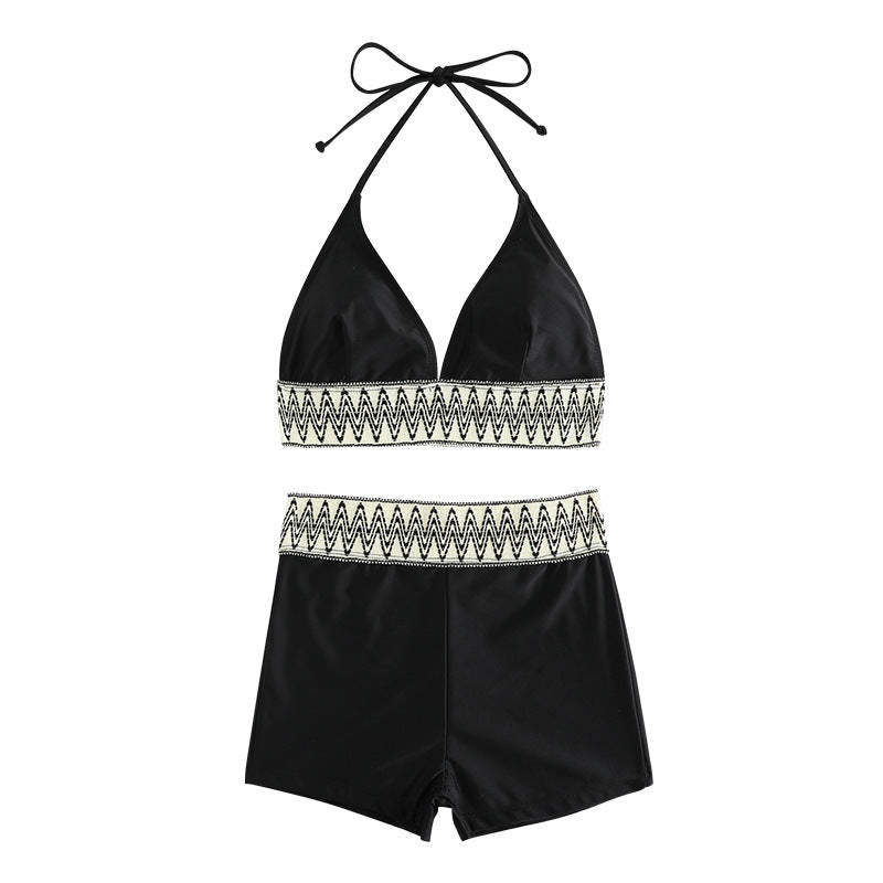 Ciao Bella, New High Waist Tankini Swimwear with Beautiful Geometric Design