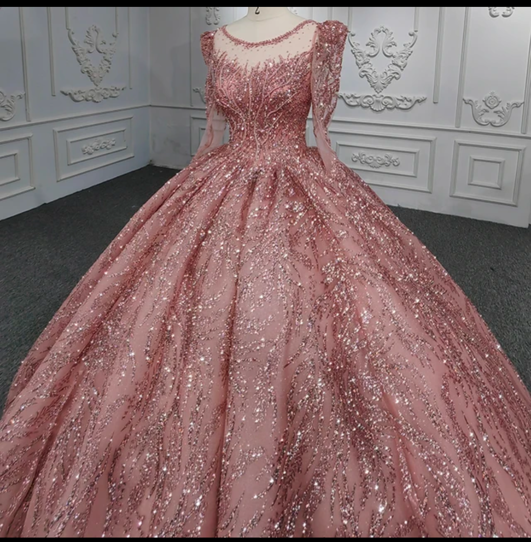 Jancember Fierce,Full O-Neck Organza Ball Gown For Women Evening