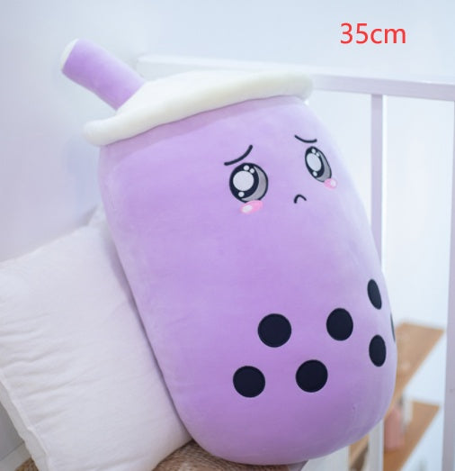 Boba, Cute Plush Stuffed Boba Tea Cup, Toy Bubble Tea Pillow Cushion Kids Gift