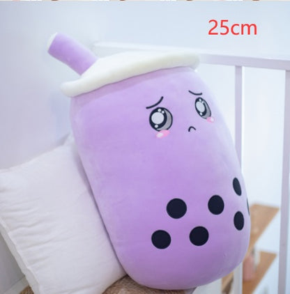 Boba, Cute Plush Stuffed Boba Tea Cup, Toy Bubble Tea Pillow Cushion Kids Gift