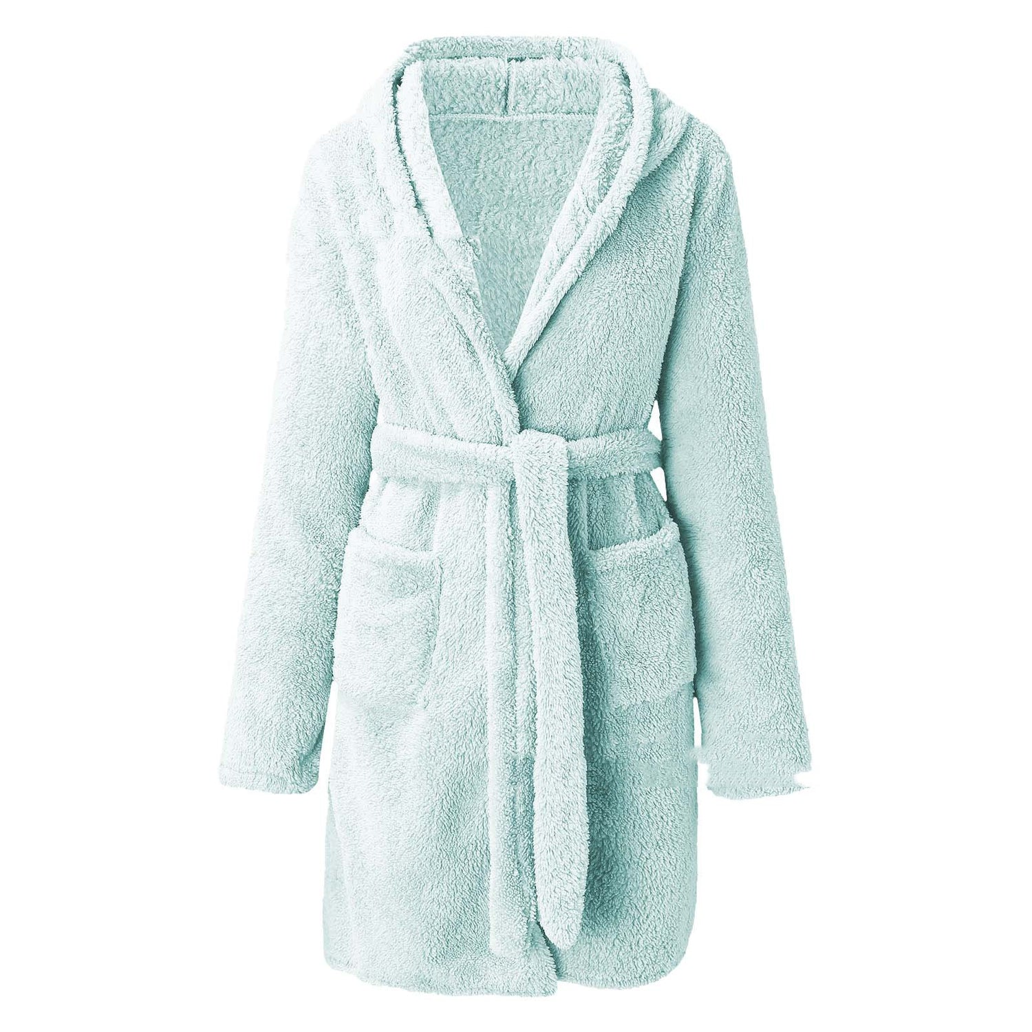 Craftsman, Velvet Winter Bath Robe For Women, Thick Warm and Soft Sleepwear/Lounger Robe