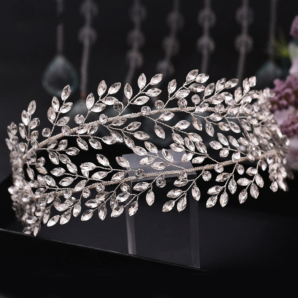 Gorgeous Wedding Rhinestone Luxurious Flexible Bridal Headbands, Hair Accessories