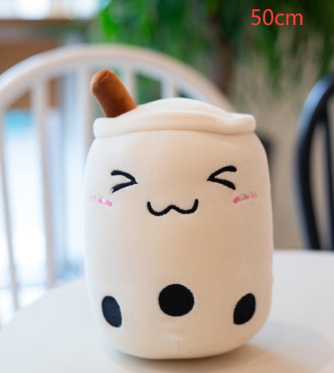 Boba, Cute Plush Stuffed Boba Tea Cup, Toy Bubble Tea Pillow Cushion Kids Gift