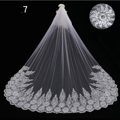 Veil Master,  Gorgeous Cathedral Length Wedding Veils in a Variety of Exquisite Designs