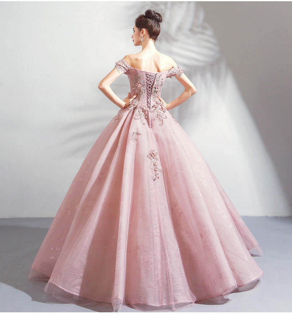 Ivannia, Luscious Blush Pink Wedding Dress/Formal Occasion Gown