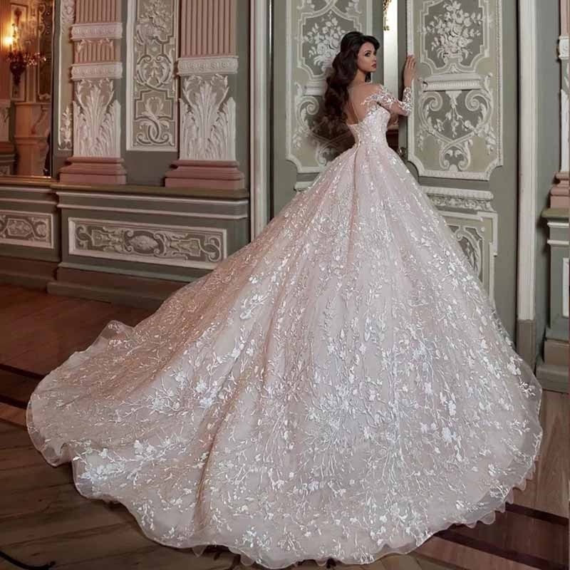 Royalty, Exquisite Fully Embroidered Lace Wedding Gown, Absolutely Breathtaking