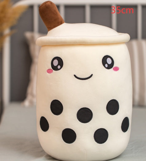 Boba, Cute Plush Stuffed Boba Tea Cup, Toy Bubble Tea Pillow Cushion Kids Gift